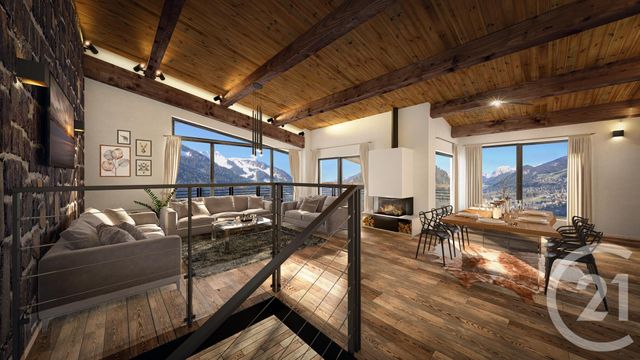 Appartement T5 à vendre - 5 pièces - 163.9 m2 - CHATEL - 74 - RHONE-ALPES - Century 21 La Chapelle Immo