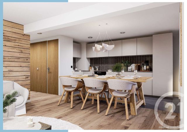 Appartement F2 bis à vendre - 3 pièces - 56.34 m2 - CHATEL - 74 - RHONE-ALPES - Century 21 La Chapelle Immo